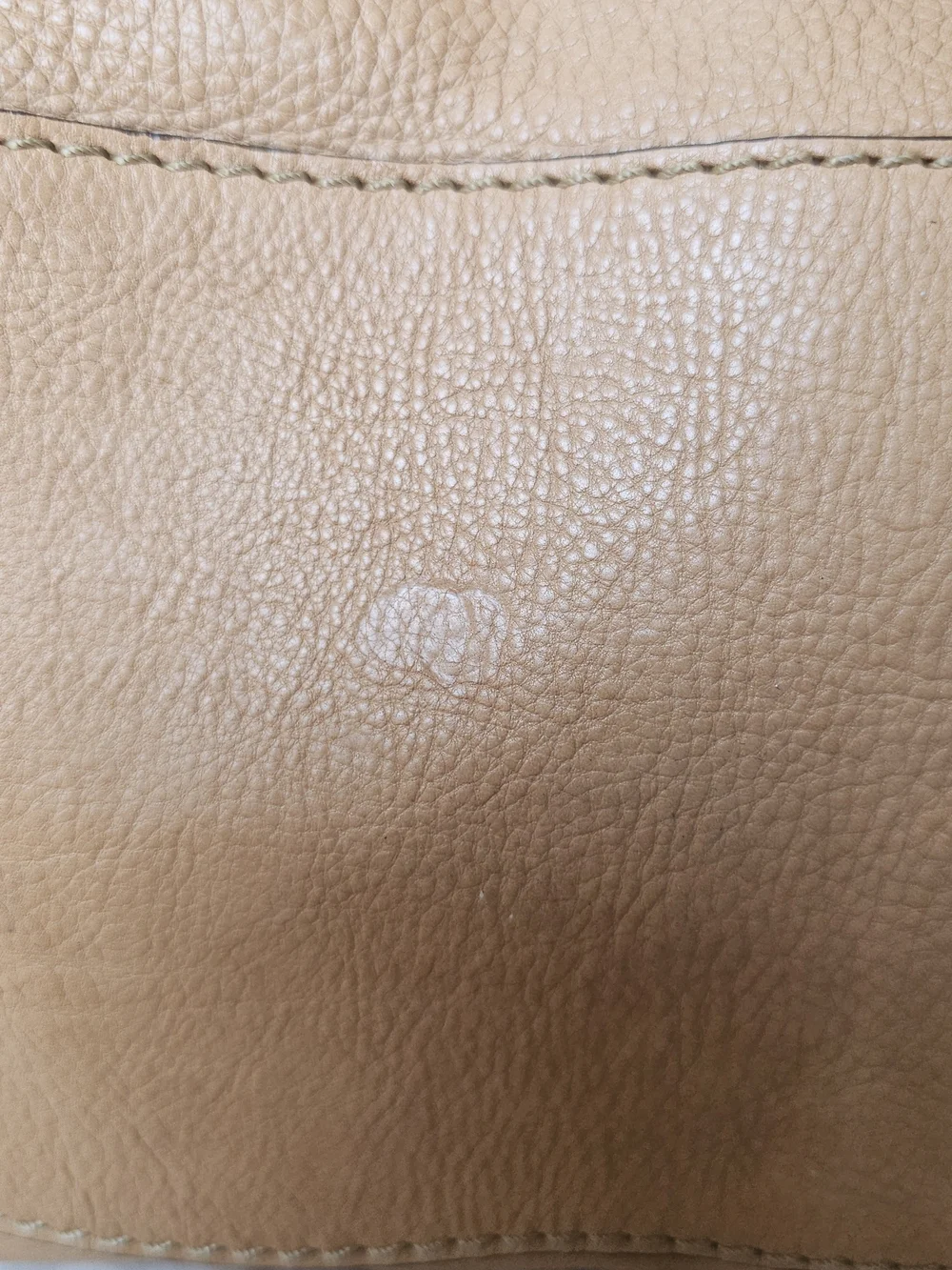 Chloe Vintage Y2K Edith Tan Leather Satchel Bag Purse Oblong Designer Handbag